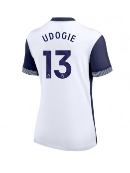 Tottenham Hotspur Destiny Udogie #13 Zenski Domaci Dres 2024-25 Kratak Rukavima